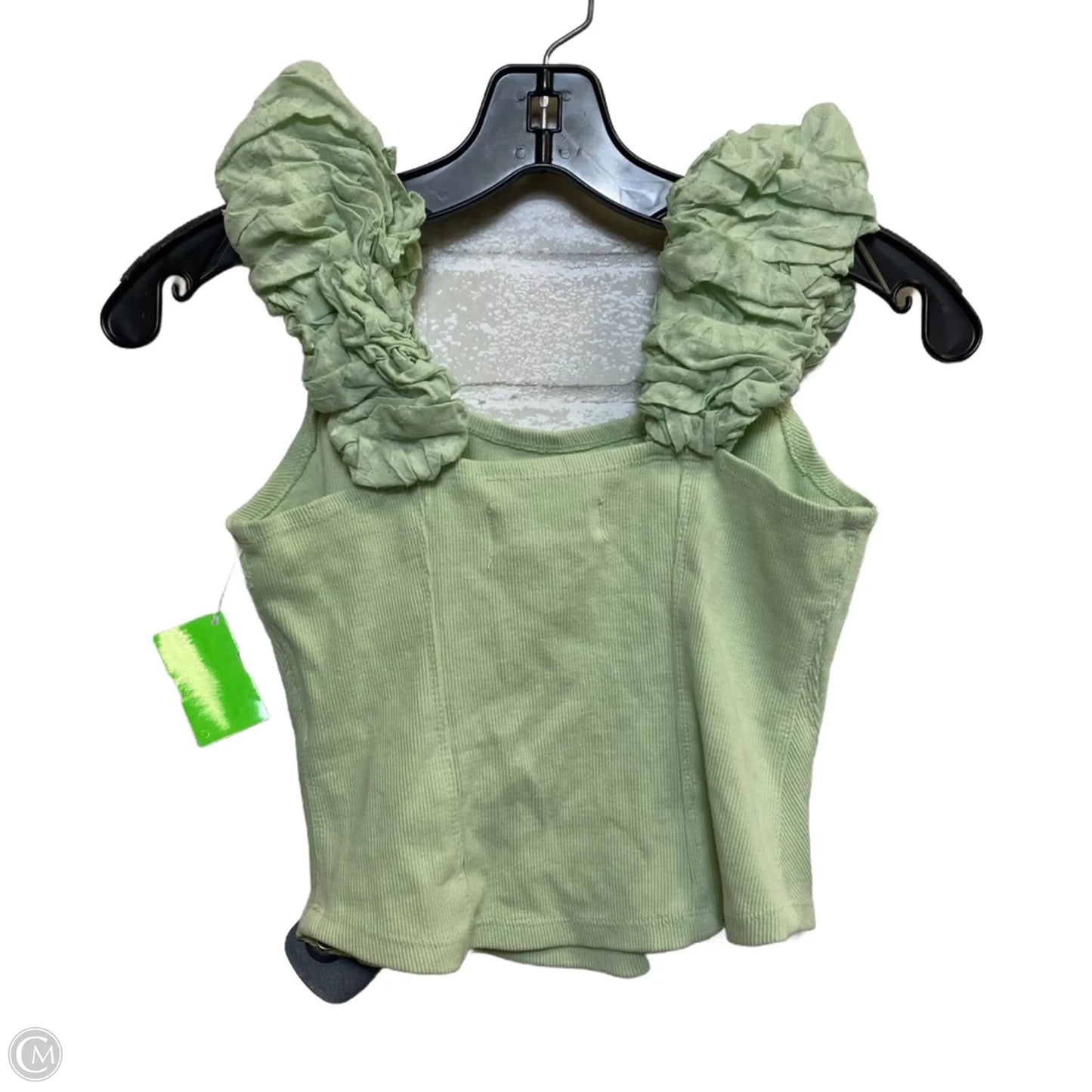 Top Sleeveless By Anthropologie In Green, Size: Xs