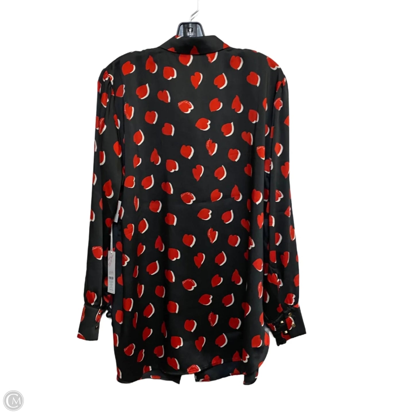 Top Long Sleeve By Chicos In Black, Size: L