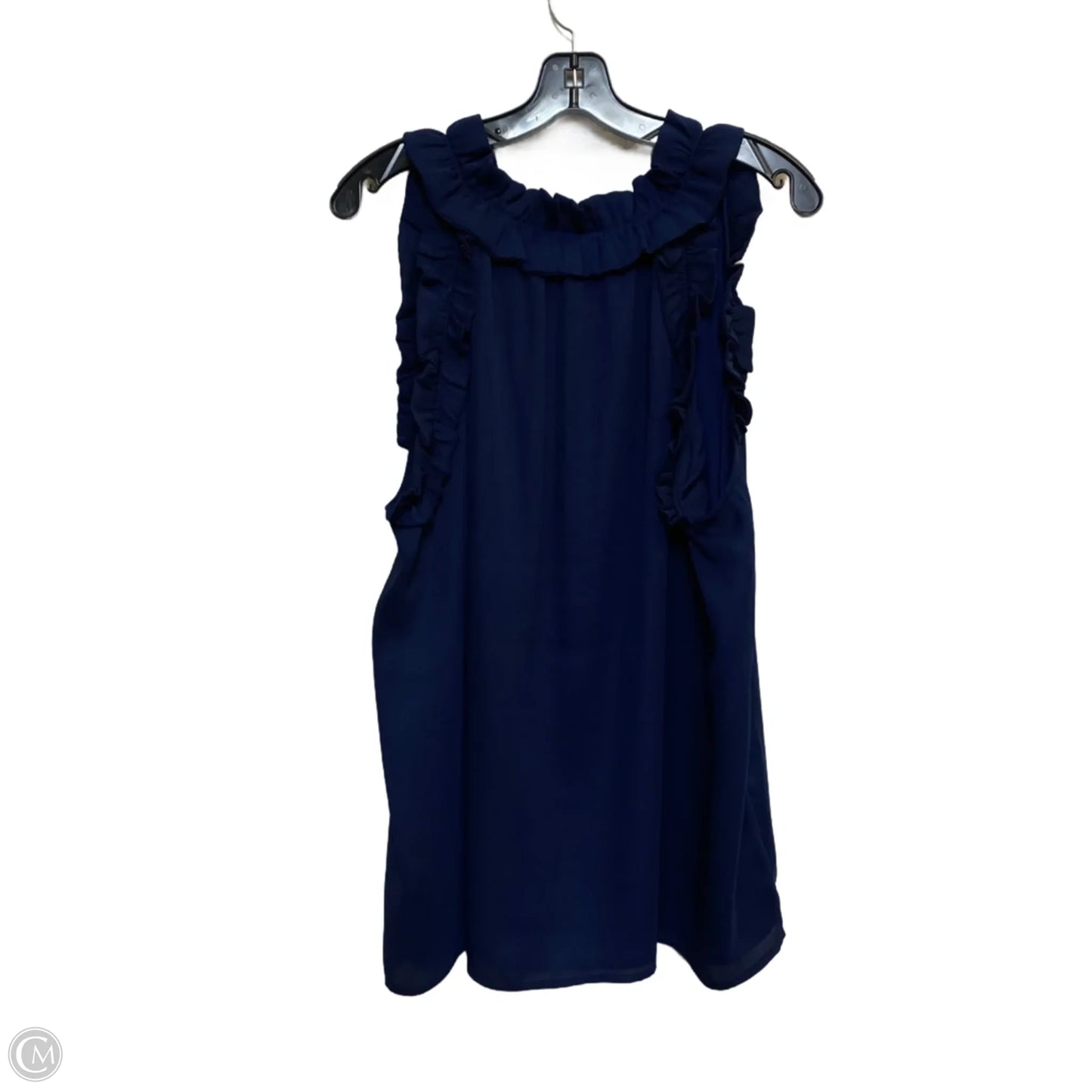 Top Sleeveless By Crown And Ivy In Blue, Size: Xxl
