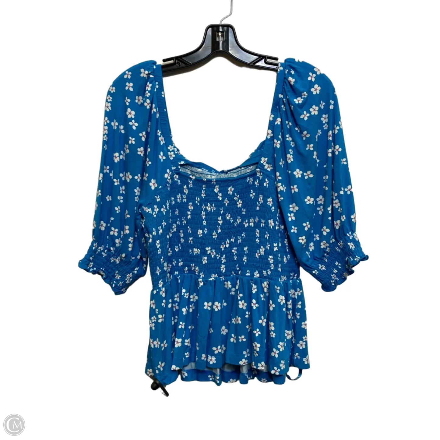 Top Short Sleeve By Draper James In Blue, Size: M