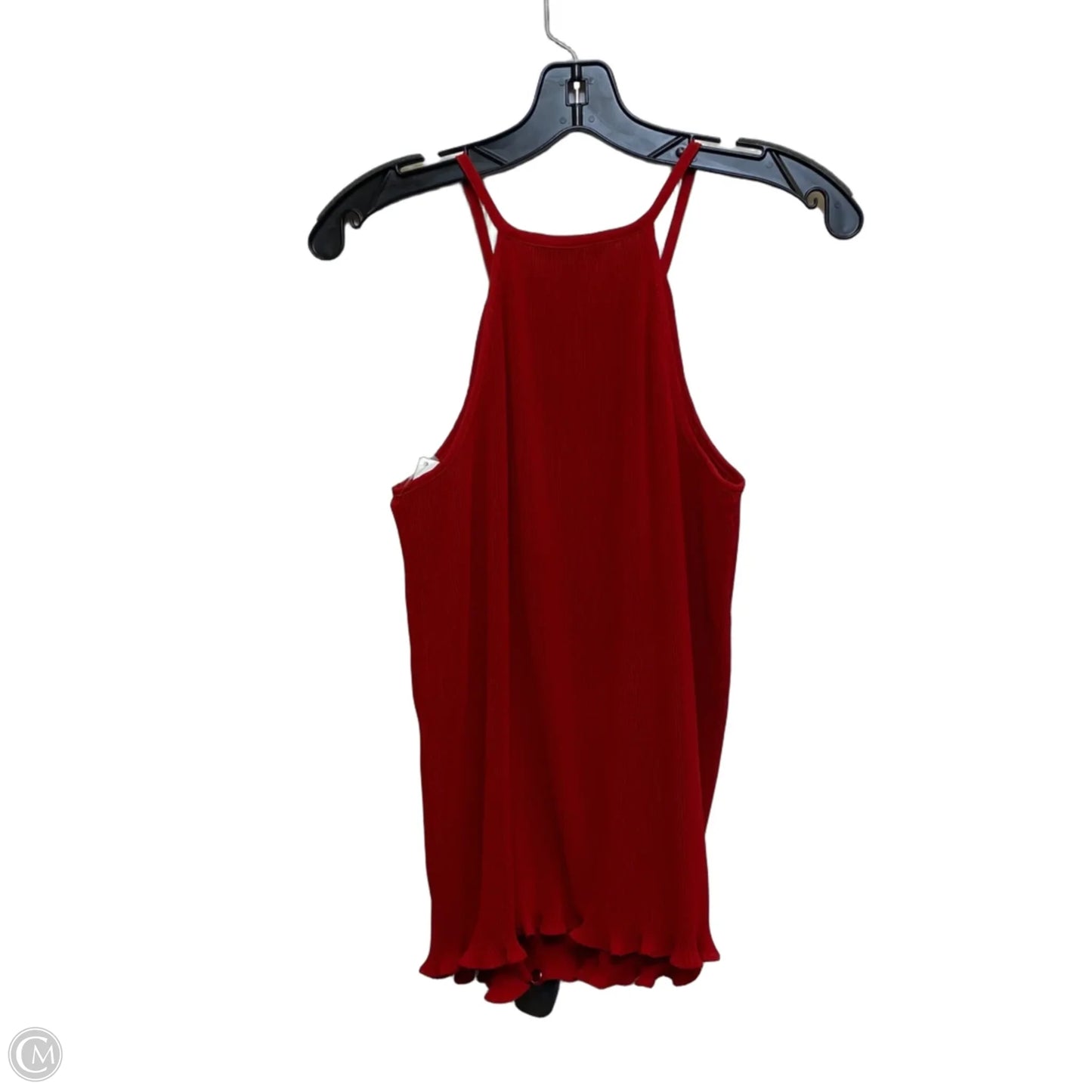 Top Sleeveless By Banana Republic In Red, Size: M