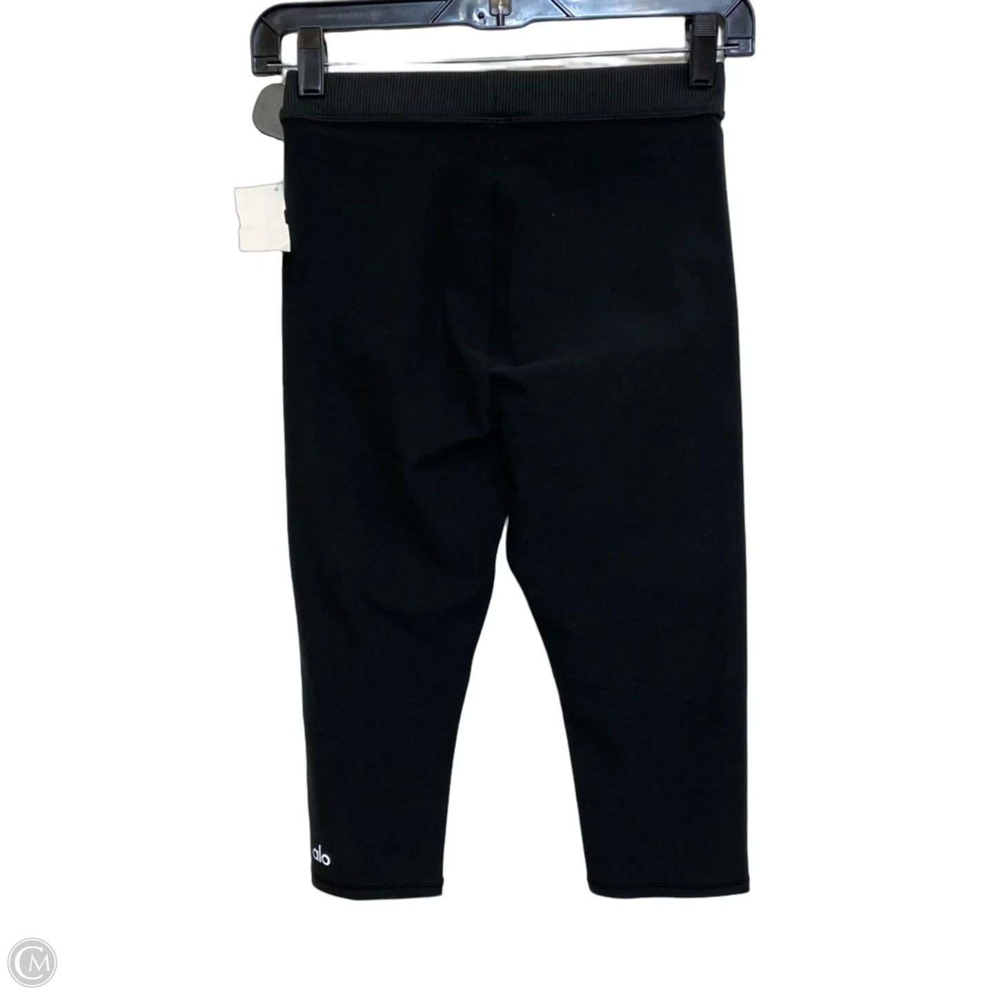Athletic Capris By Alo In Black, Size: Xs