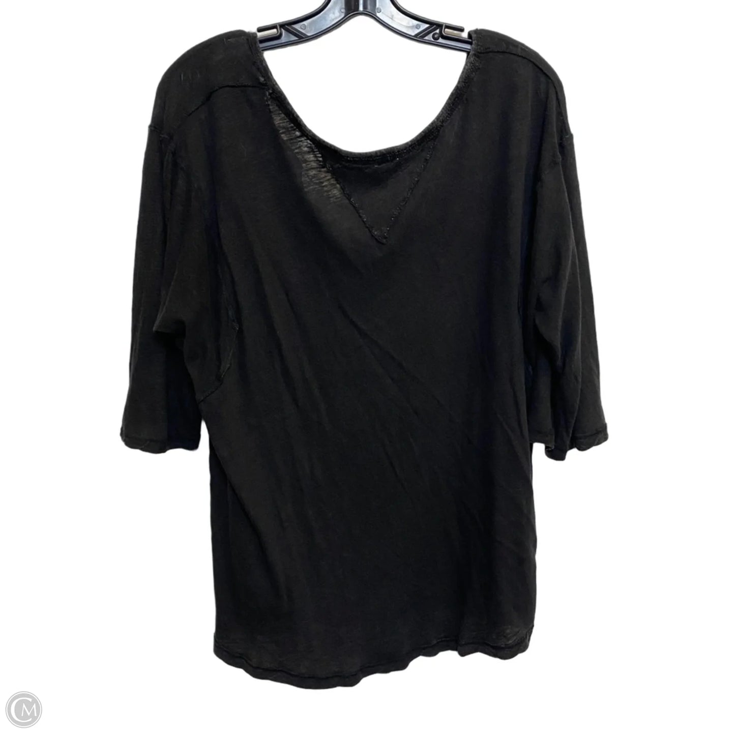 Top 3/4 Sleeve By We The Free In Black, Size: S