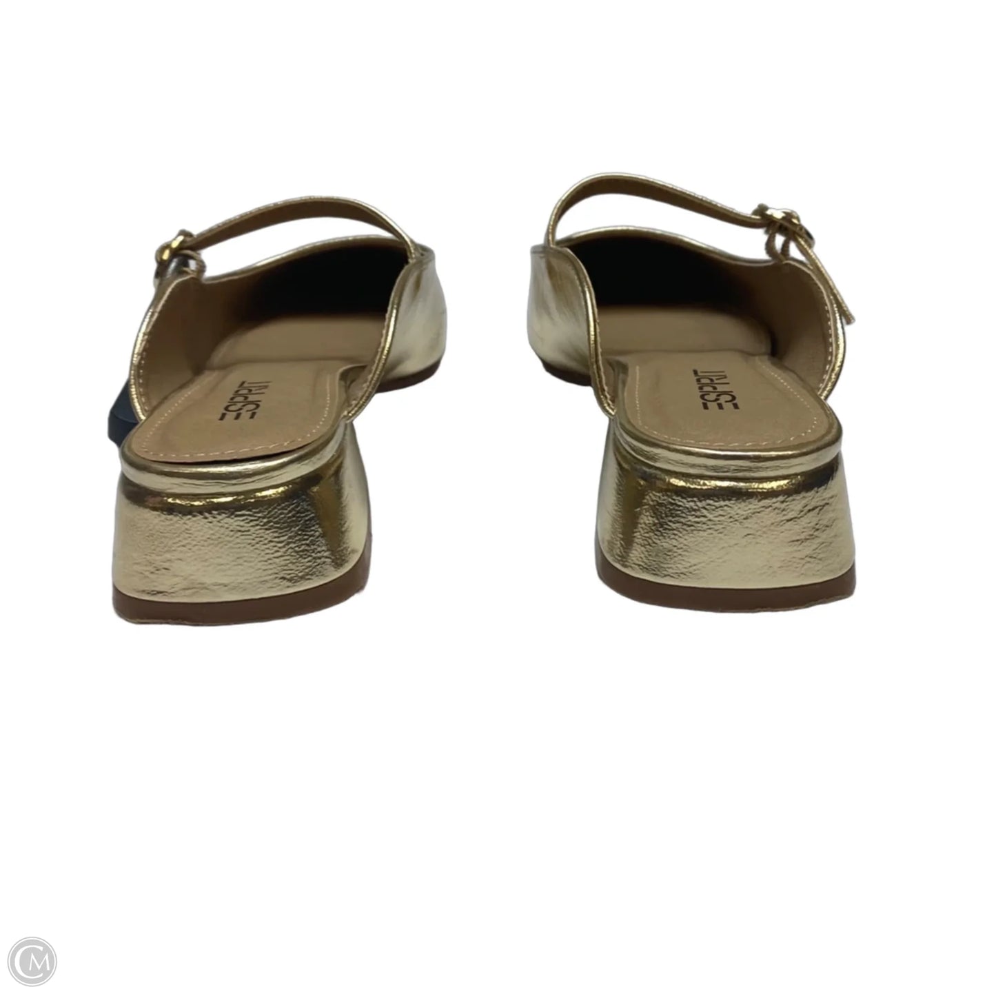 Shoes Heels Block By Esprit In Gold, Size: 6.5