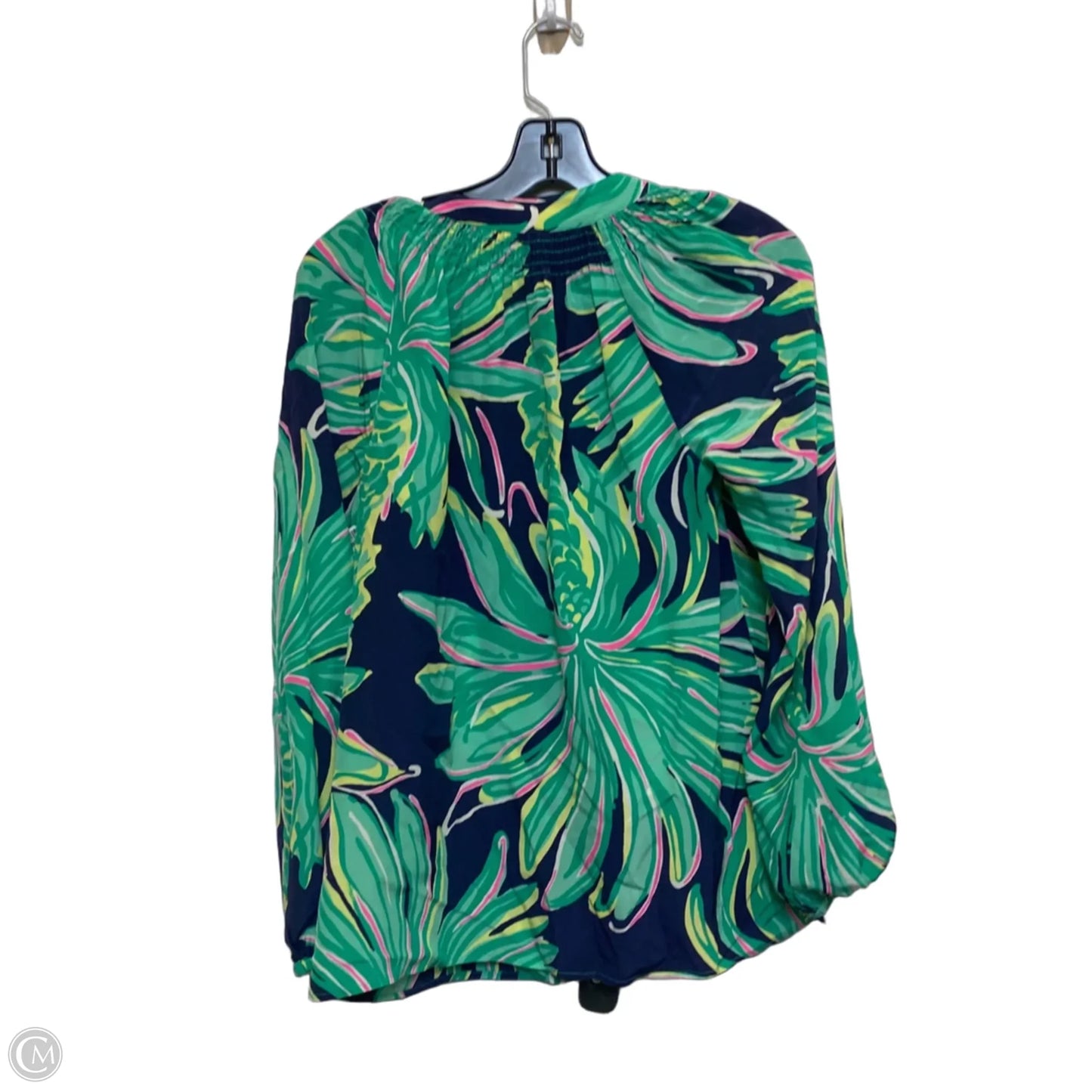 Top Long Sleeve Designer By Lilly Pulitzer In Green, Size: S