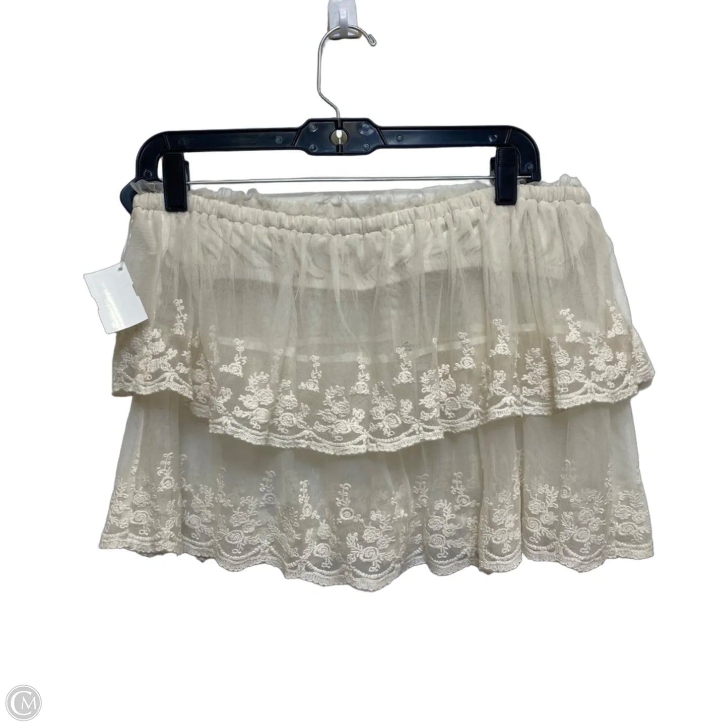 Top Sleeveless By Free People In Cream, Size: M