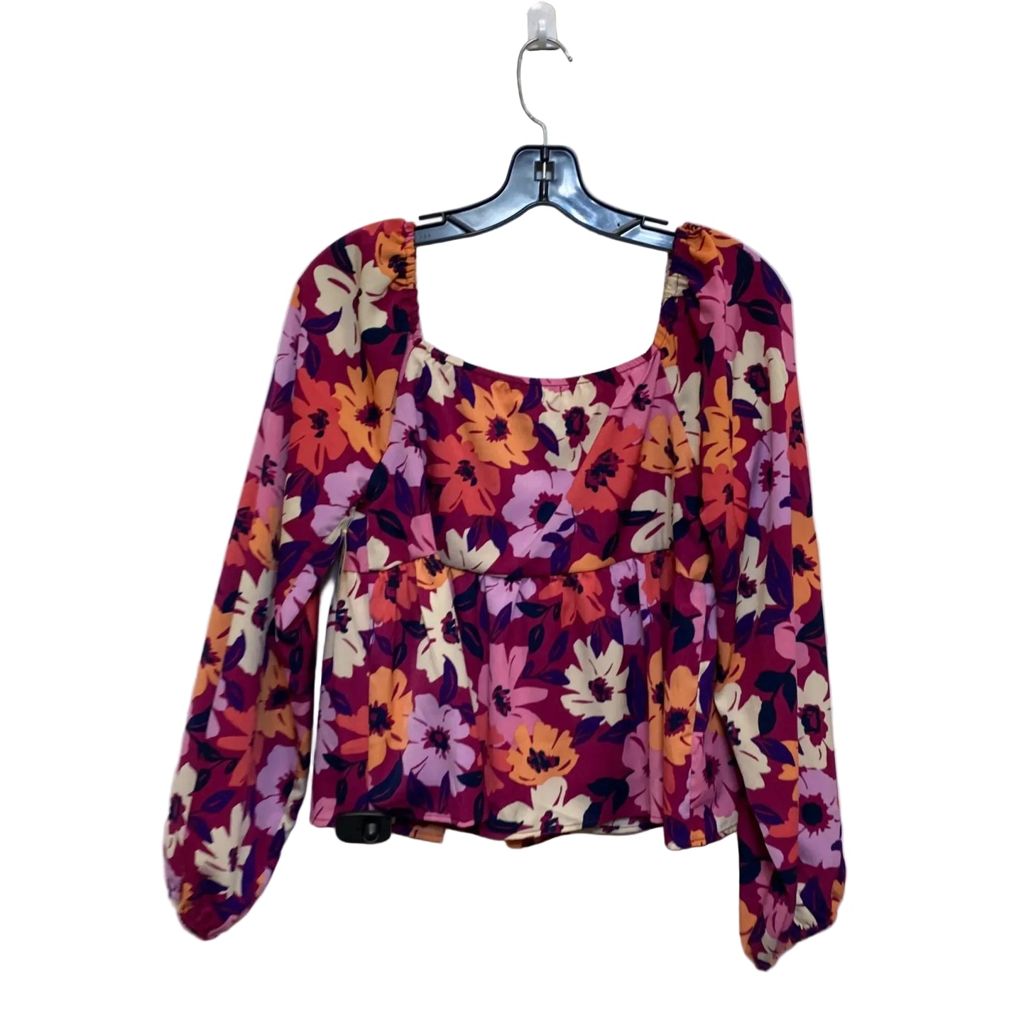 Top Long Sleeve By Gilli In Pink, Size: S