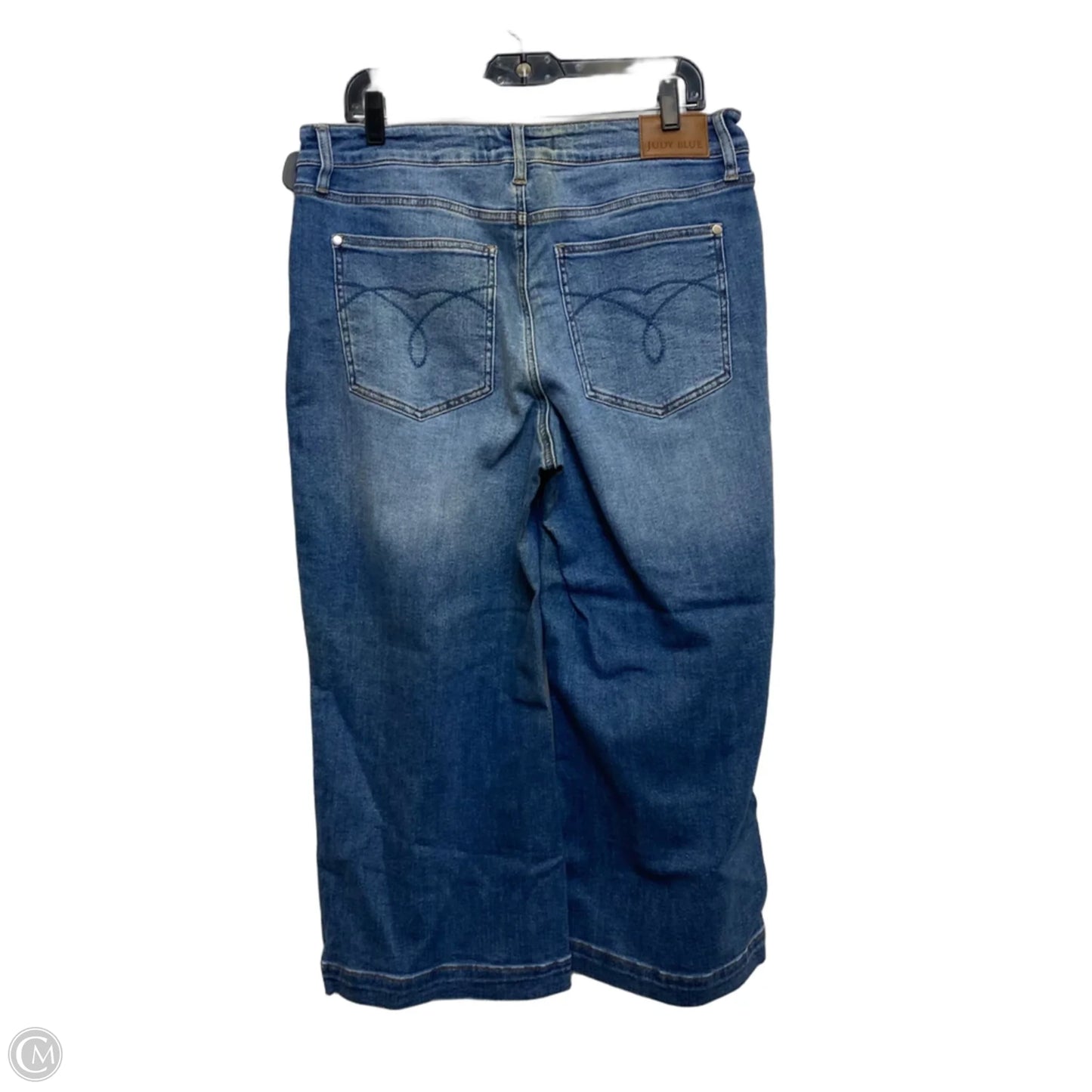 Jeans Cropped By Judy Blue In Blue, Size: 14