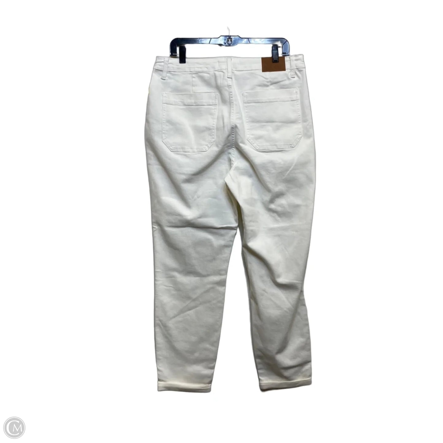 Jeans Skinny By Judy Blue In White, Size: 14