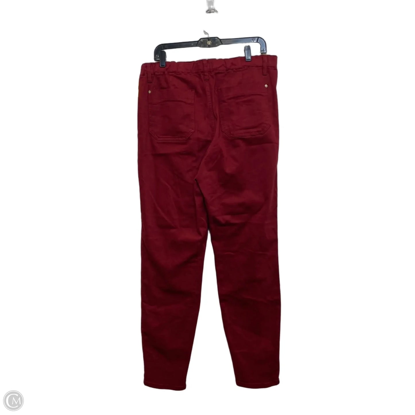 Jeans Skinny By Judy Blue In Red, Size: 14