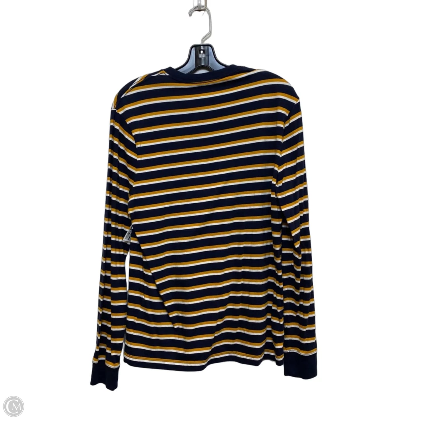 Top Long Sleeve By J. Crew In Yellow, Size: M