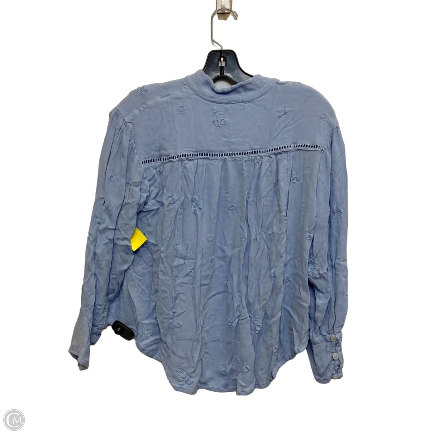 Top Long Sleeve By Free People In Blue, Size: Xs