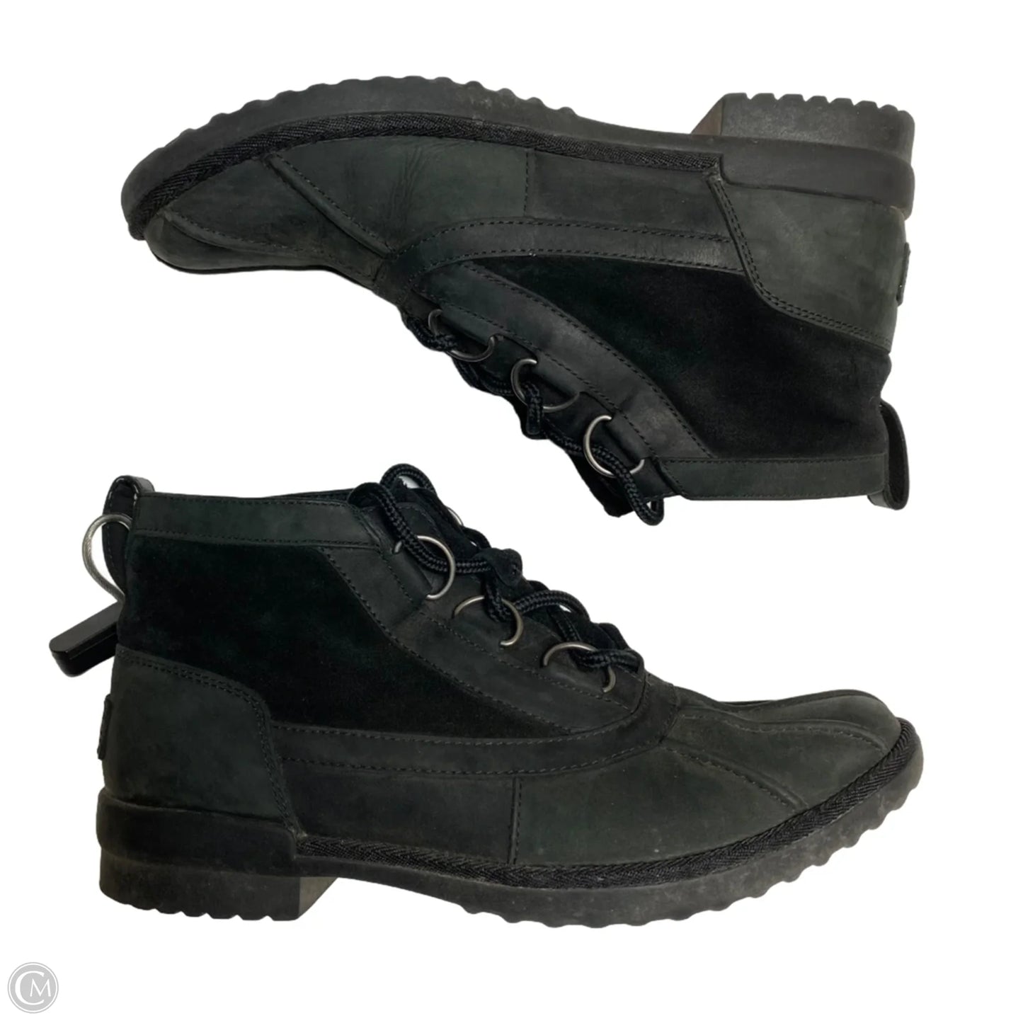 Boots Designer By Ugg In Black, Size: 9.5