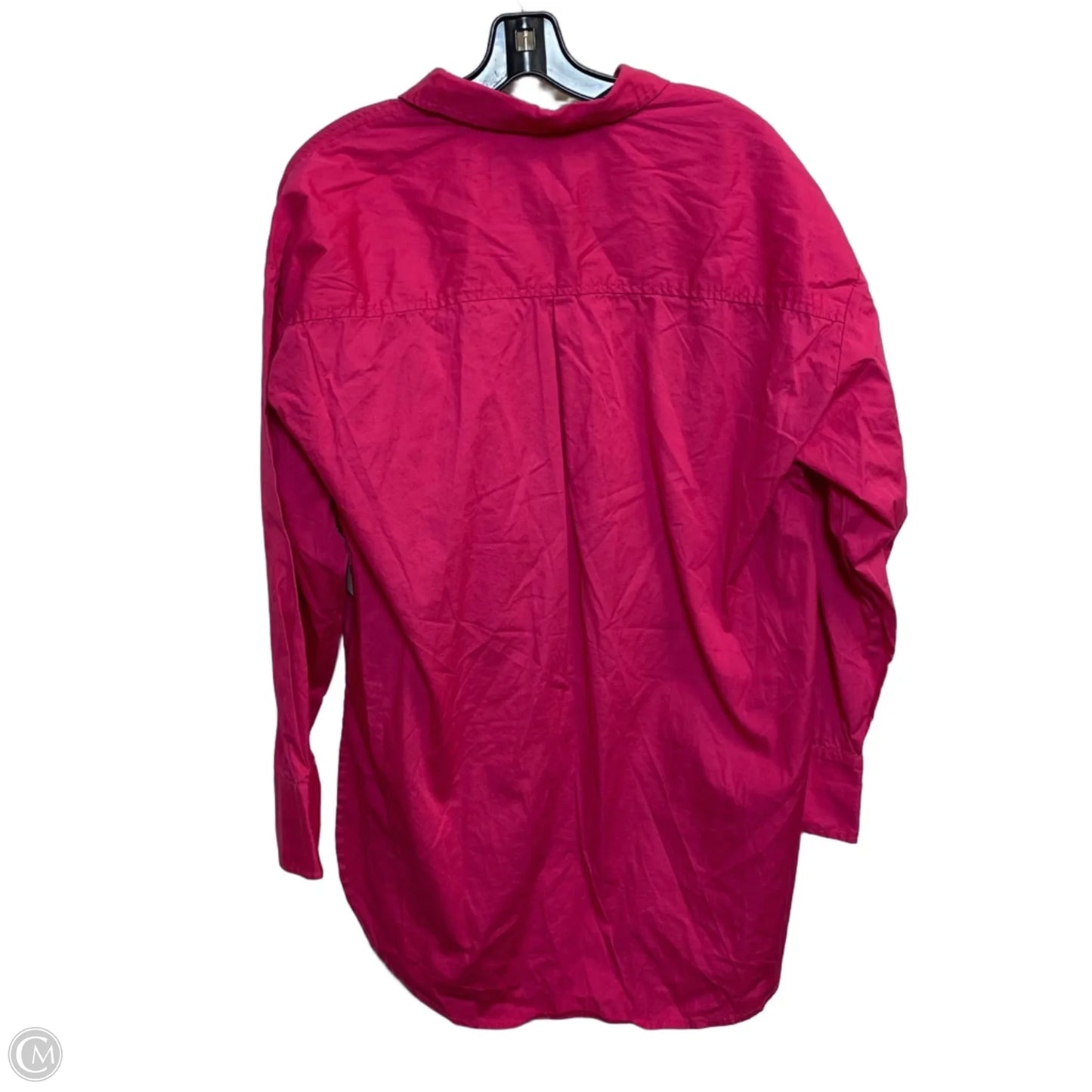 Top Long Sleeve By Maeve In Pink, Size: M