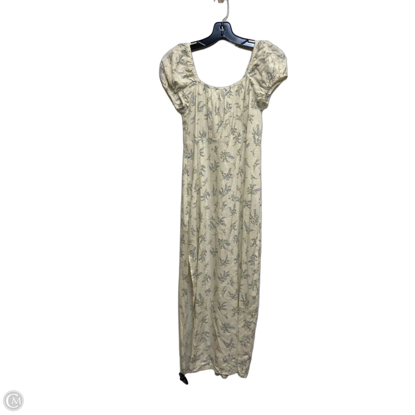 Dress Casual Midi By Divided In Blue & Cream, Size: S