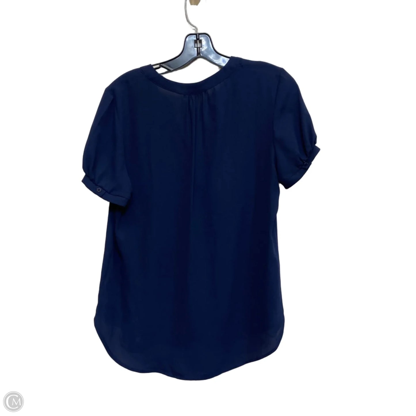Top Short Sleeve By Pleione In Blue, Size: M