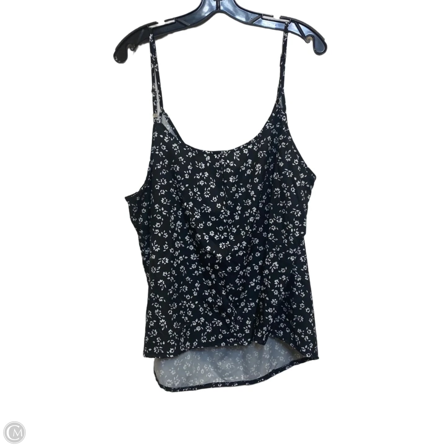 Top Sleeveless By Clothes Mentor In Black & White, Size: 2x