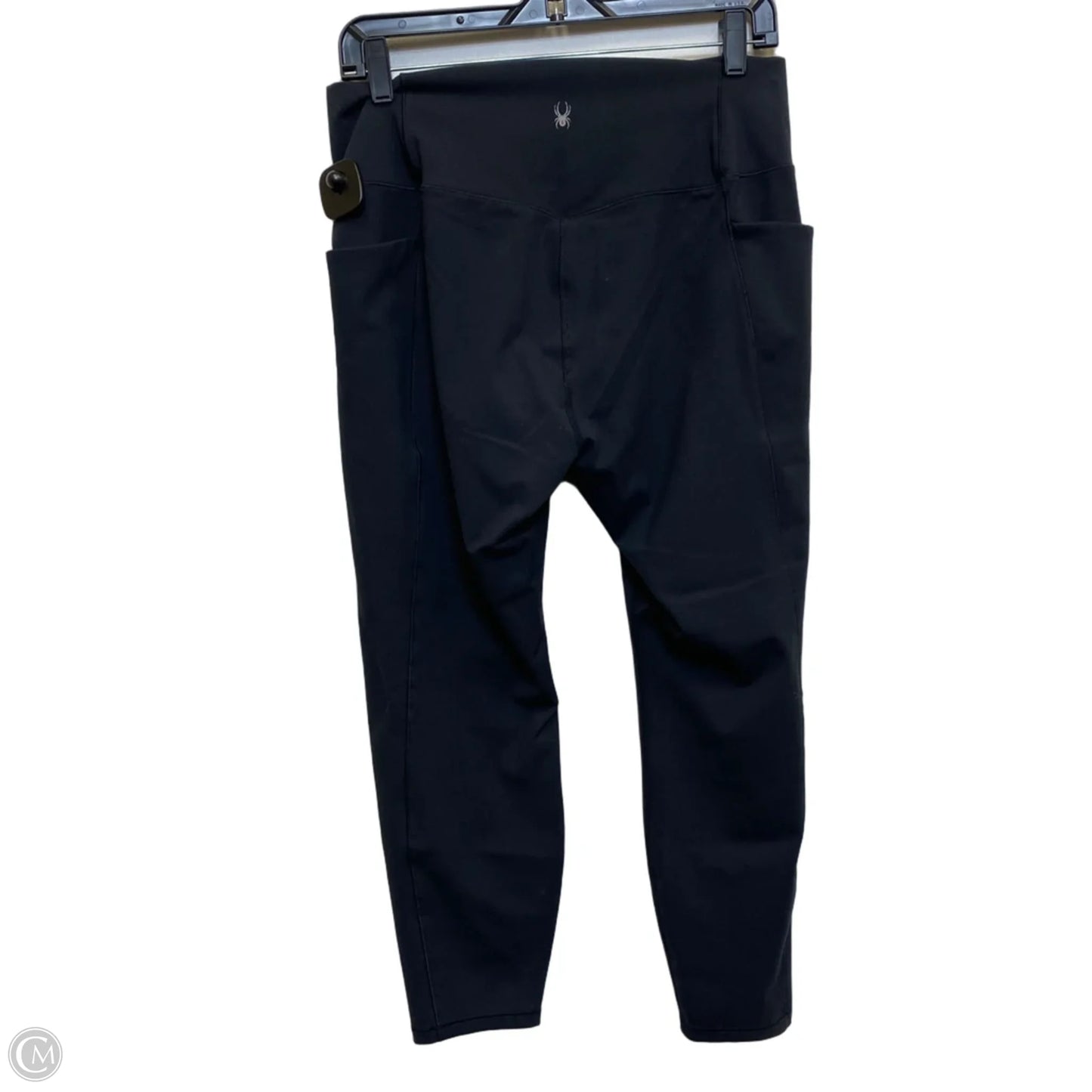 Athletic Leggings By Spyder In Black, Size: Xl