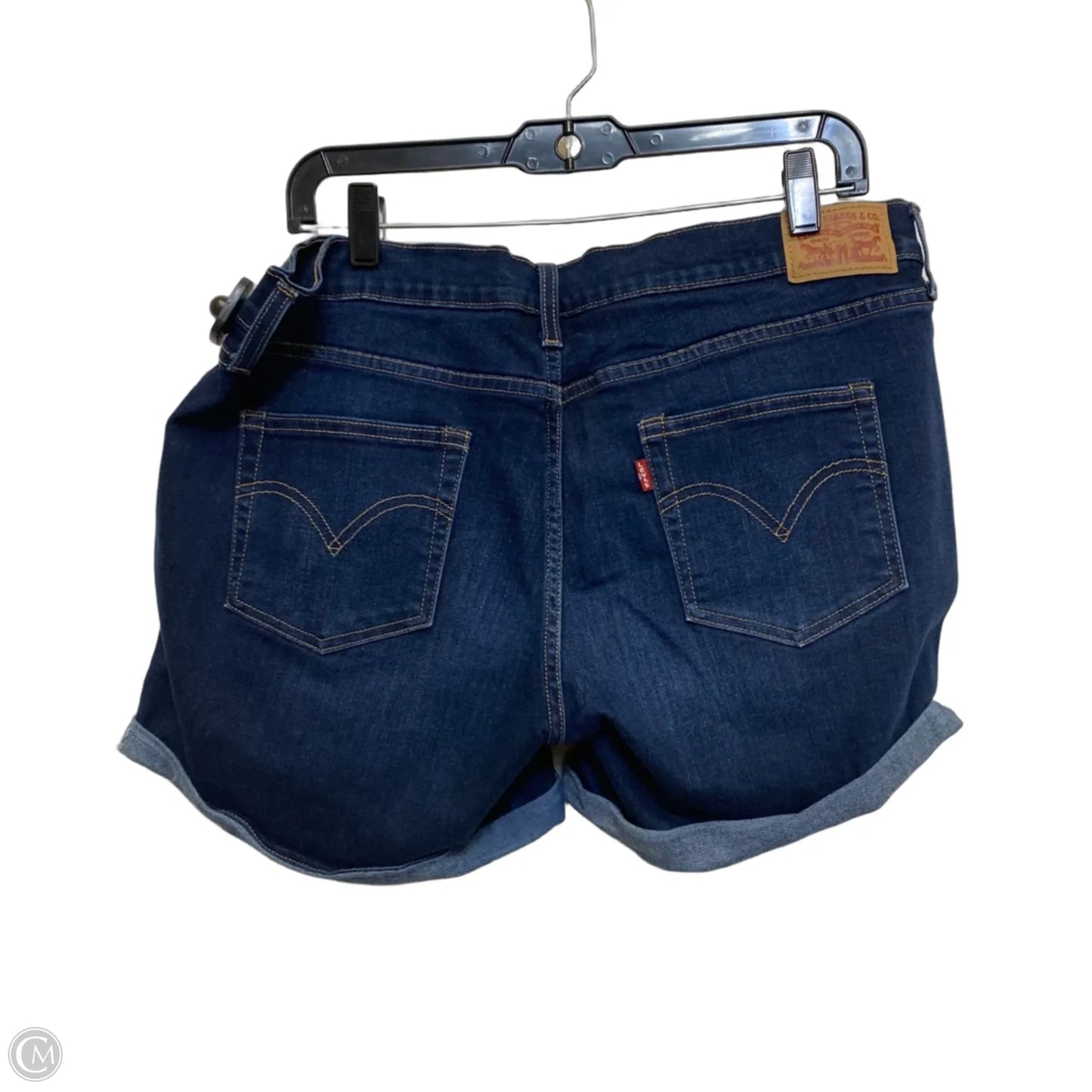 Shorts By Levis In Blue Denim, Size: 16