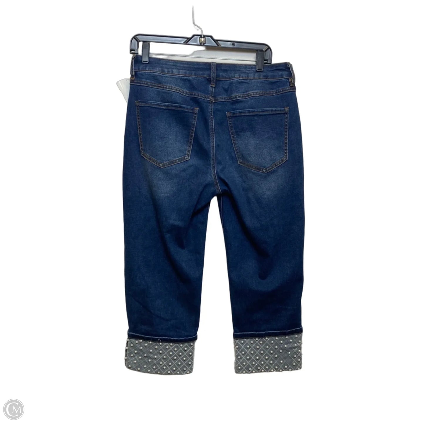 Jeans Cropped By Cato In Blue Denim, Size: 10