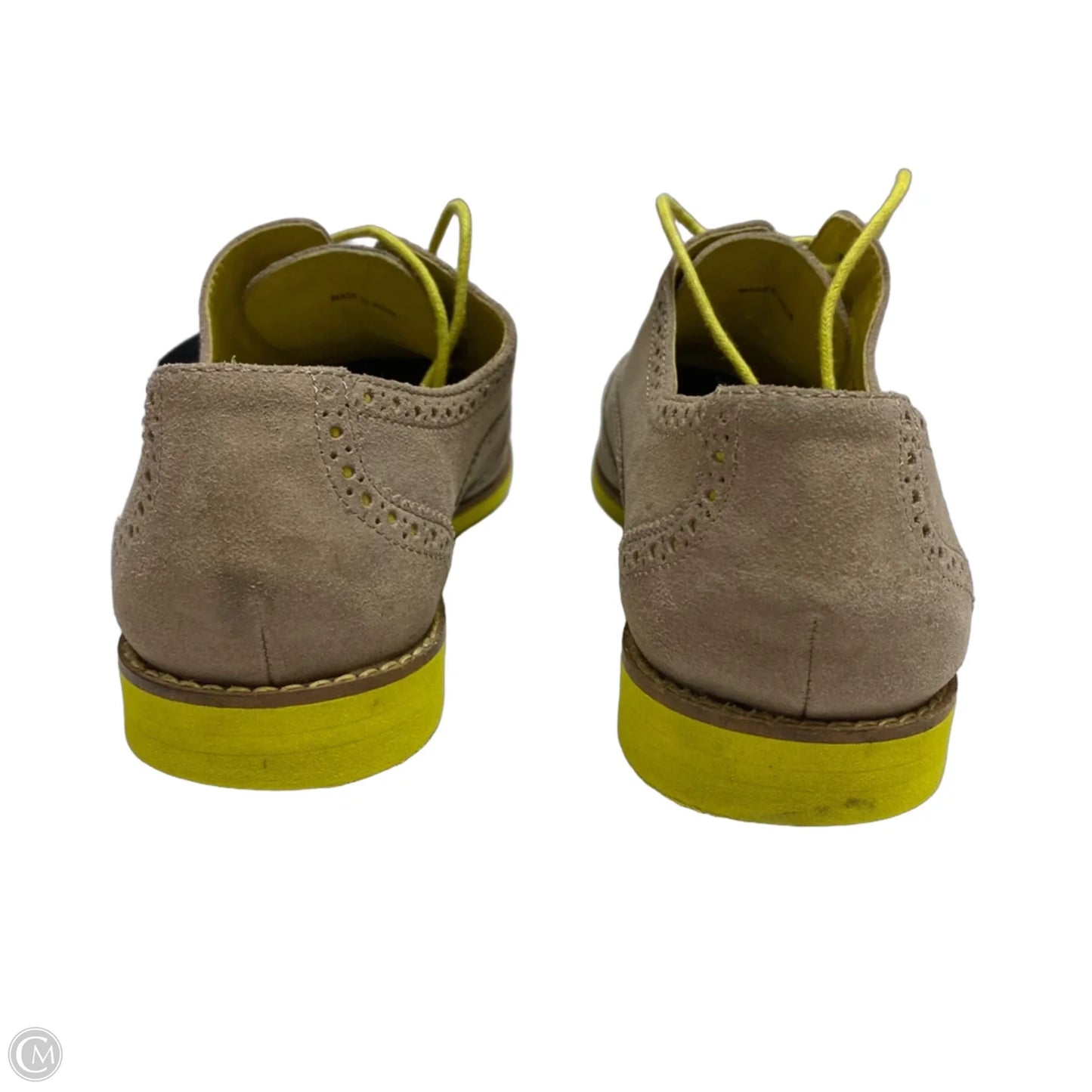Shoes Designer By Cole-haan In Brown & Yellow, Size: 8.5