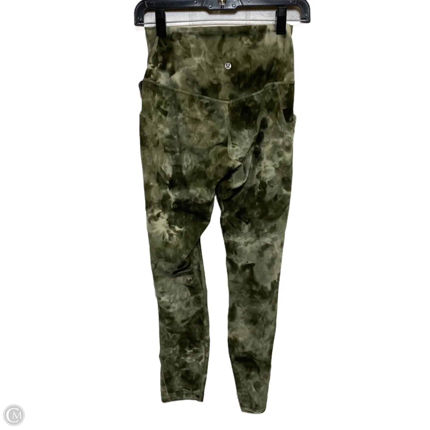 Athletic Leggings By Lululemon In Green, Size: S