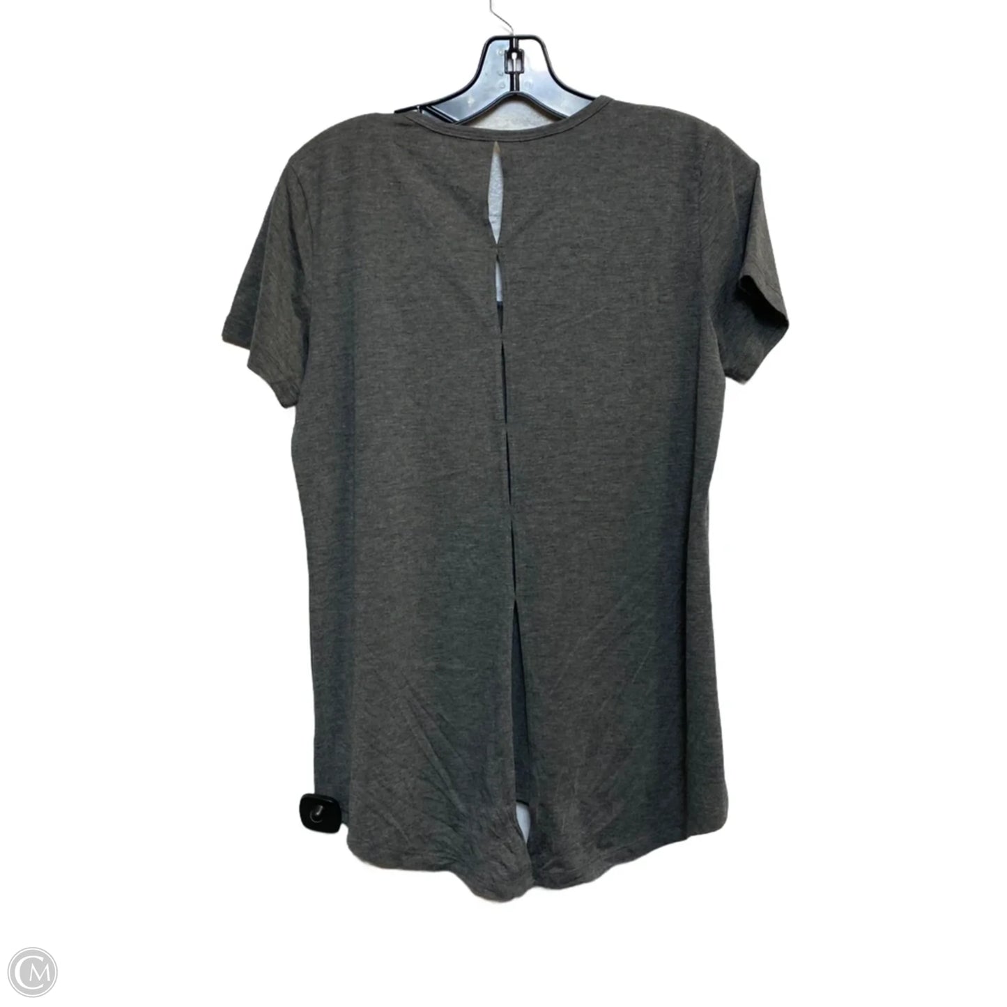 Athletic Top Short Sleeve By Bcg In Grey, Size: M
