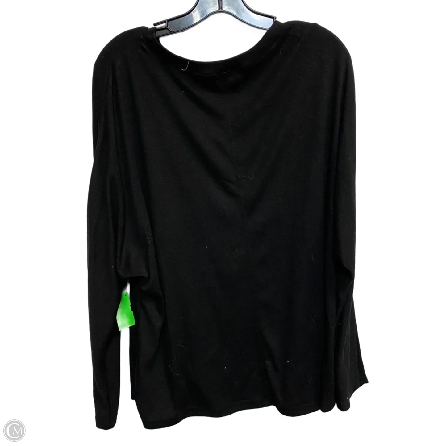 Top Long Sleeve Basic By Royal + Reese In Black, Size: M