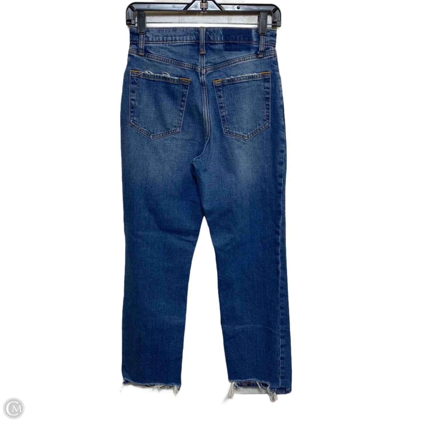 Jeans Straight By Abercrombie And Fitch In Blue Denim, Size: 2