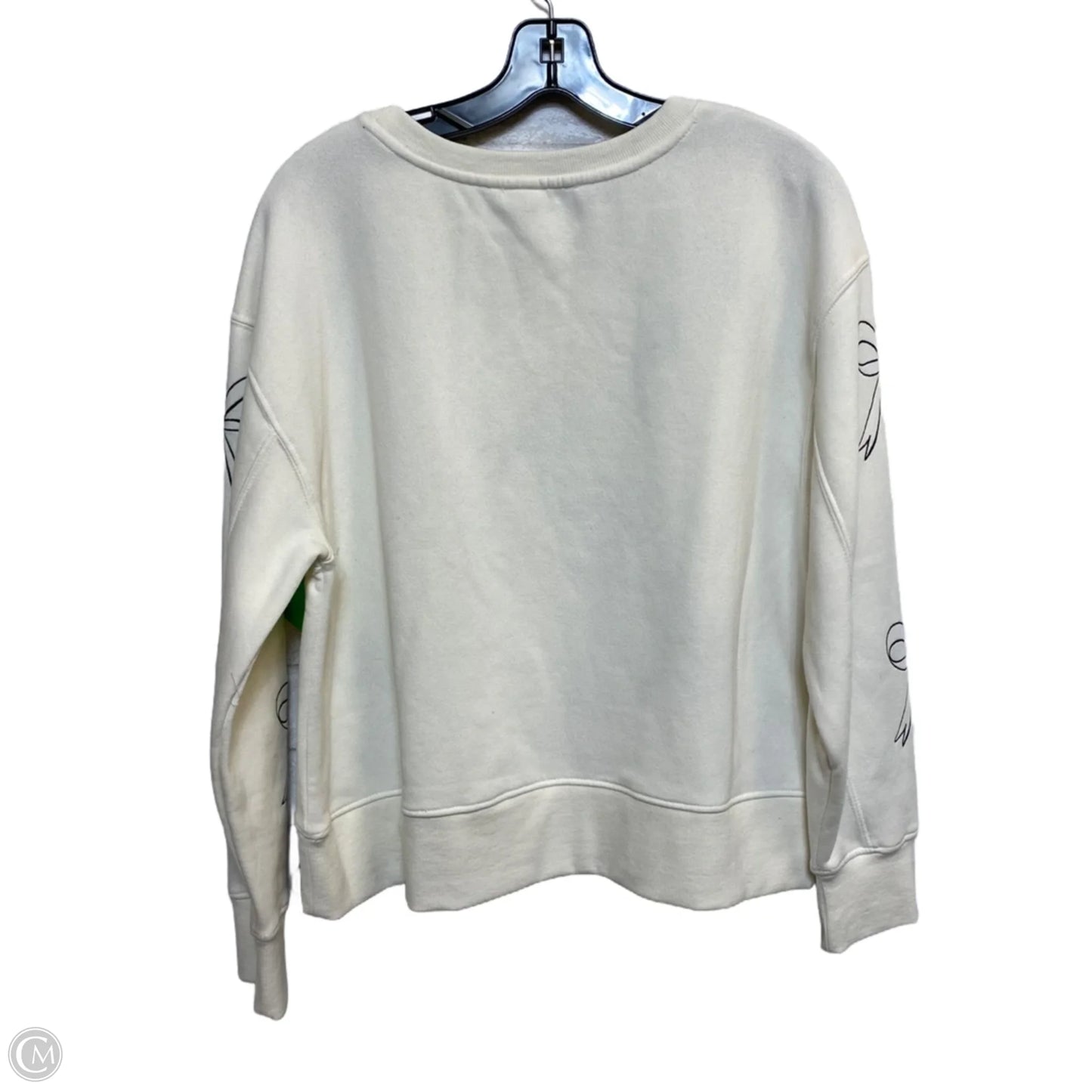 Sweatshirt Crewneck By Jane And Delancey In Cream, Size: M