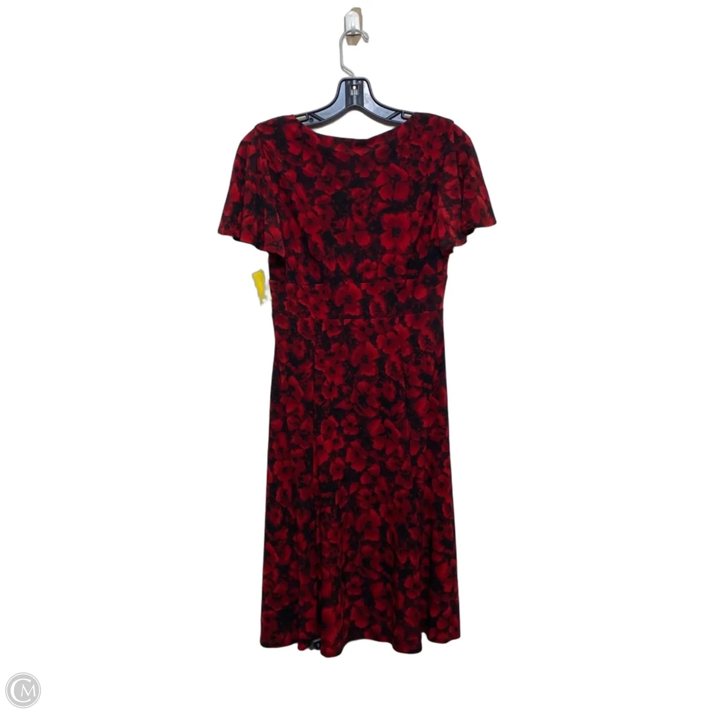 Dress Casual Midi By Chaps In Red, Size: S