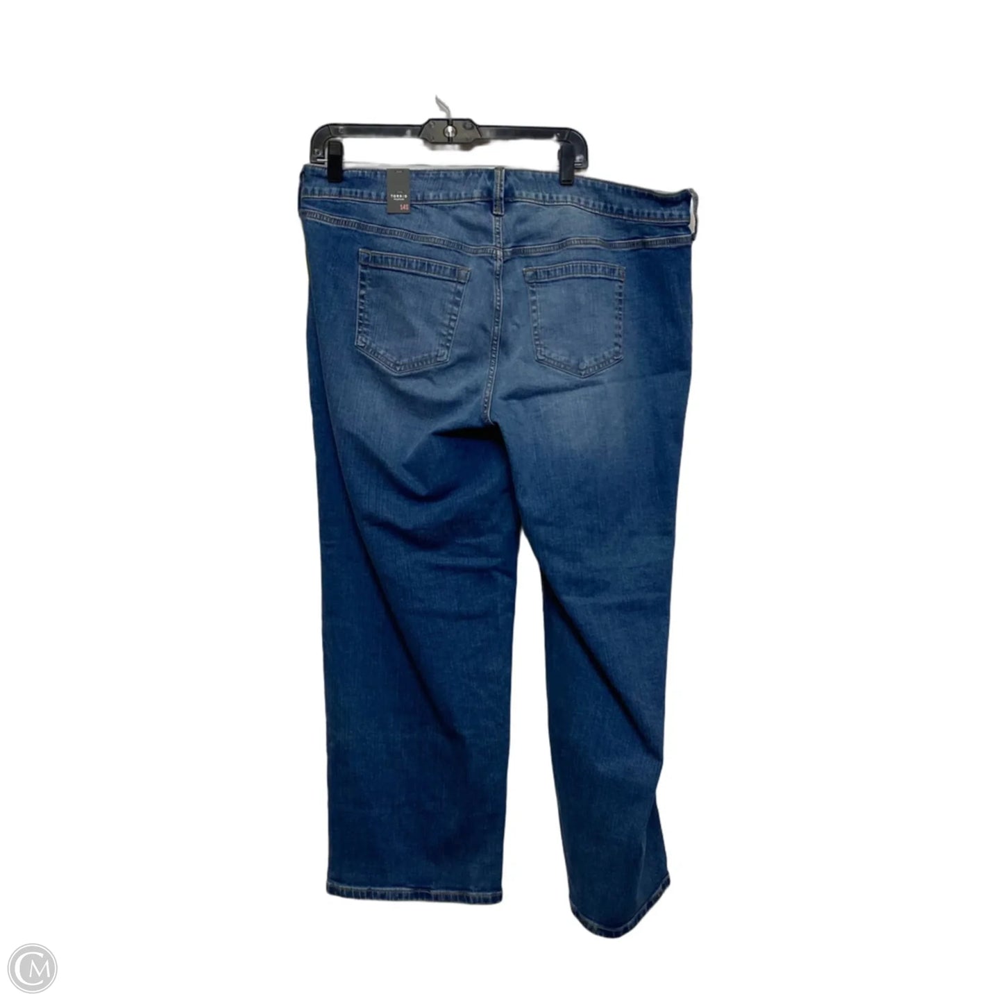 Jeans Wide Leg By Torrid In Blue Denim, Size: 14
