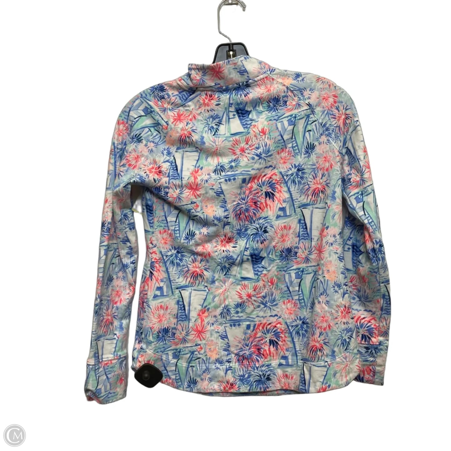 Top Long Sleeve Designer By Lilly Pulitzer In Blue, Size: Xxs