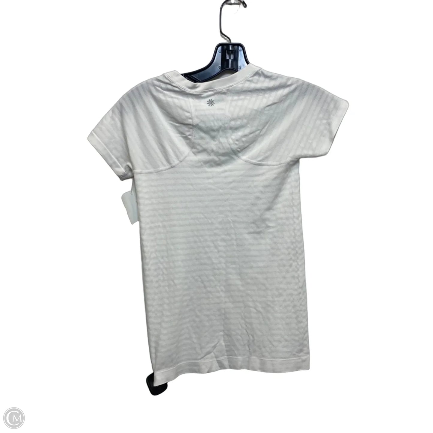 Athletic Top Short Sleeve By Athleta In White, Size: Xxs