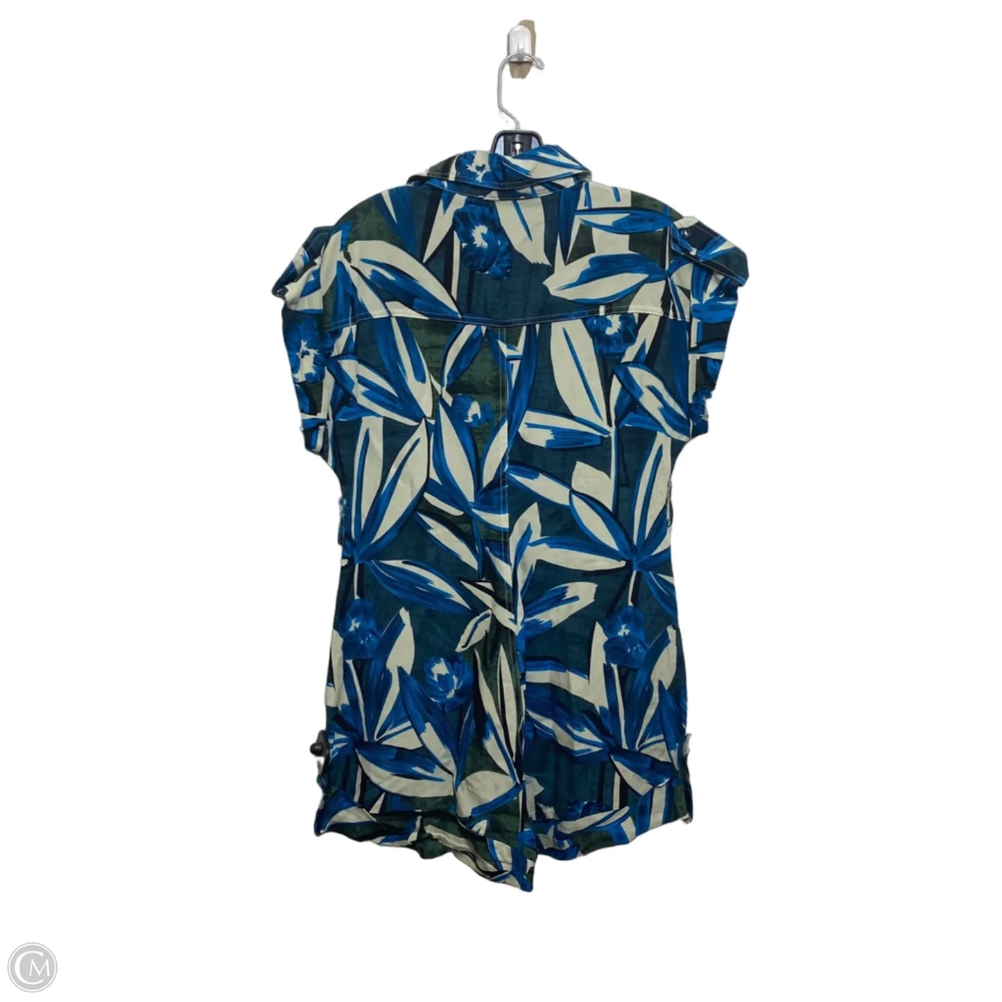 Romper By Love + Harmony In Blue & Green, Size: M