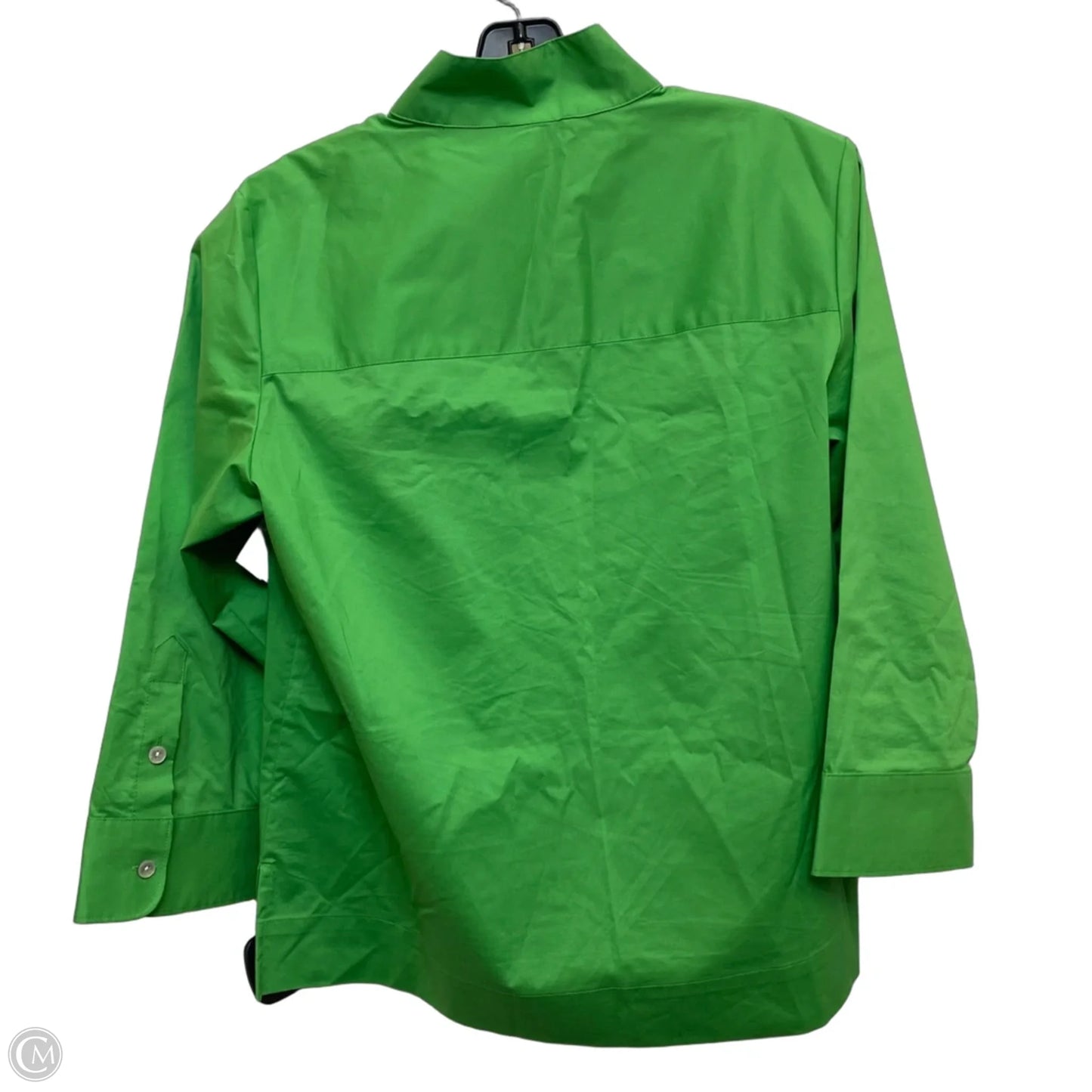 Top 3/4 Sleeve By Hinson WU In Green, Size: S