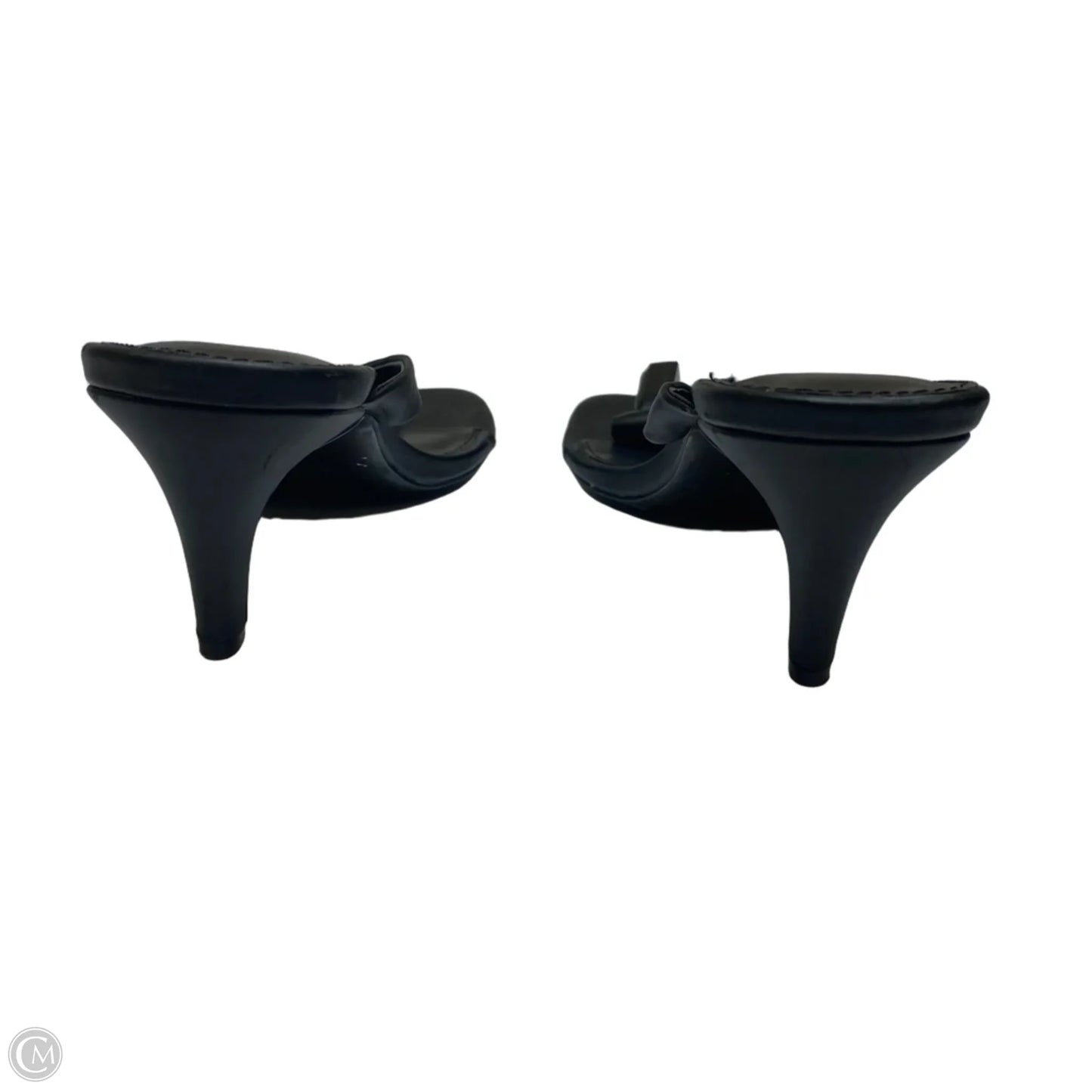 Sandals Heels Kitten By Bcbg In Black, Size: 8.5
