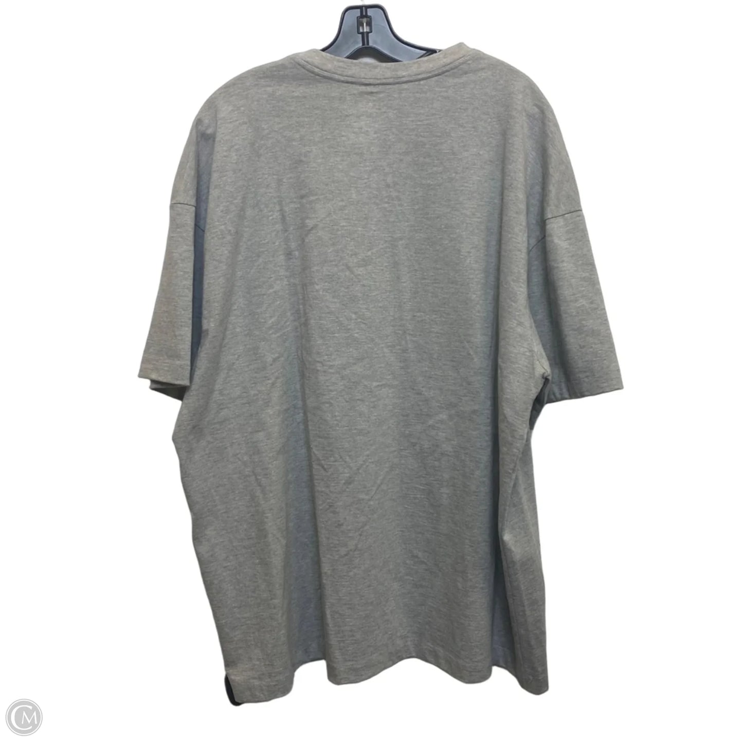 Top Short Sleeve By Nike In Grey, Size: L