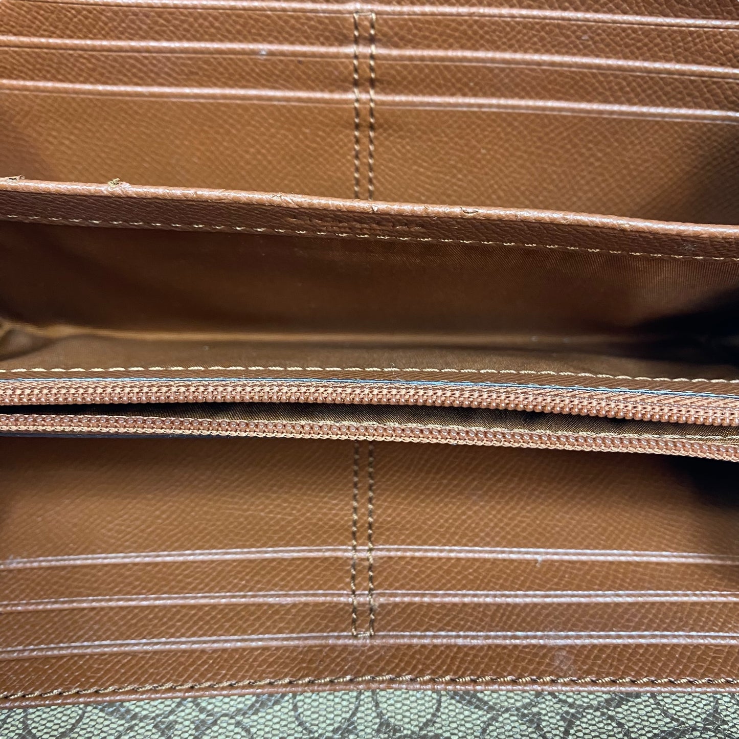 Wallet Designer By Coach In Brown, Size:Large
