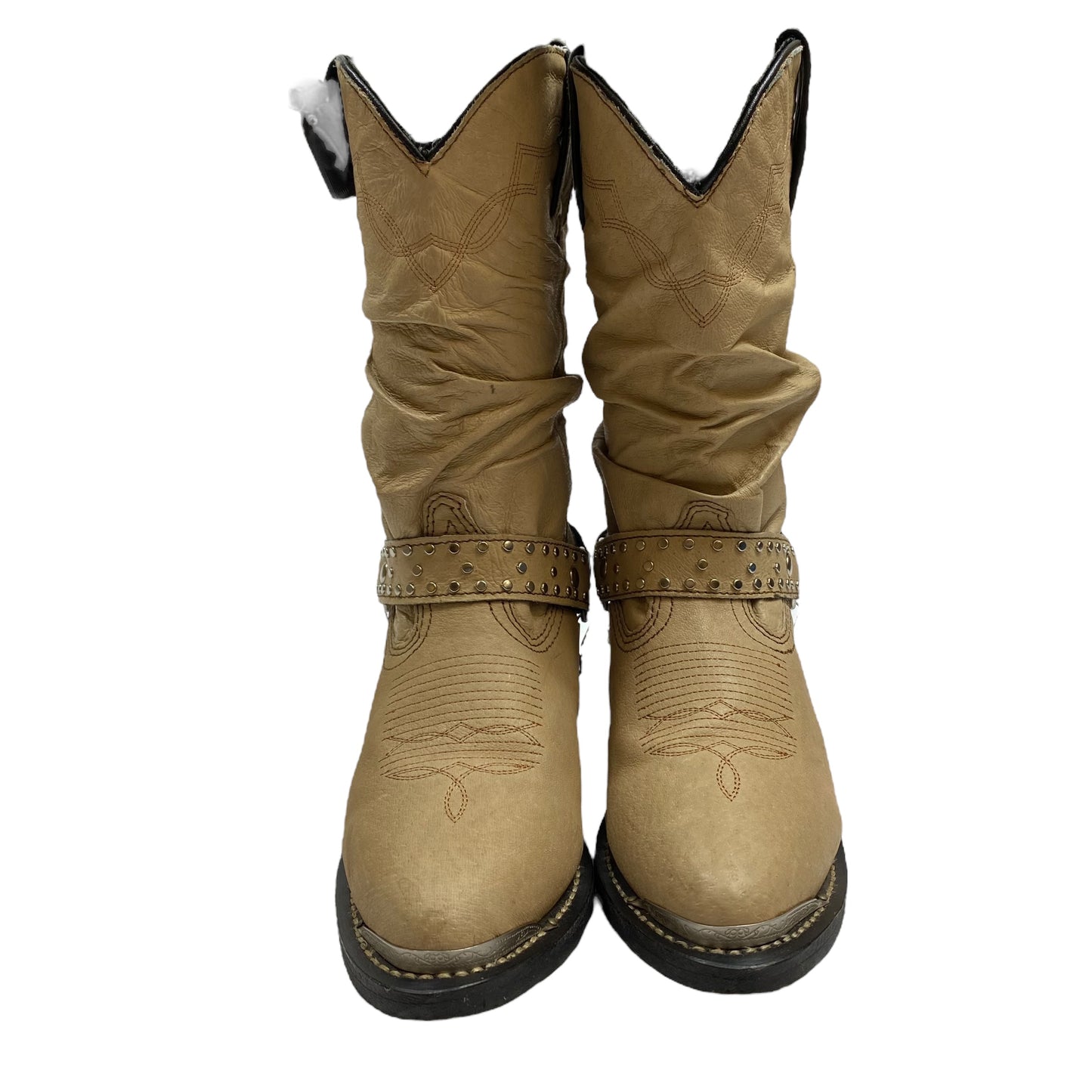 Boots Western By Clothes Mentor In Tan, Size:6