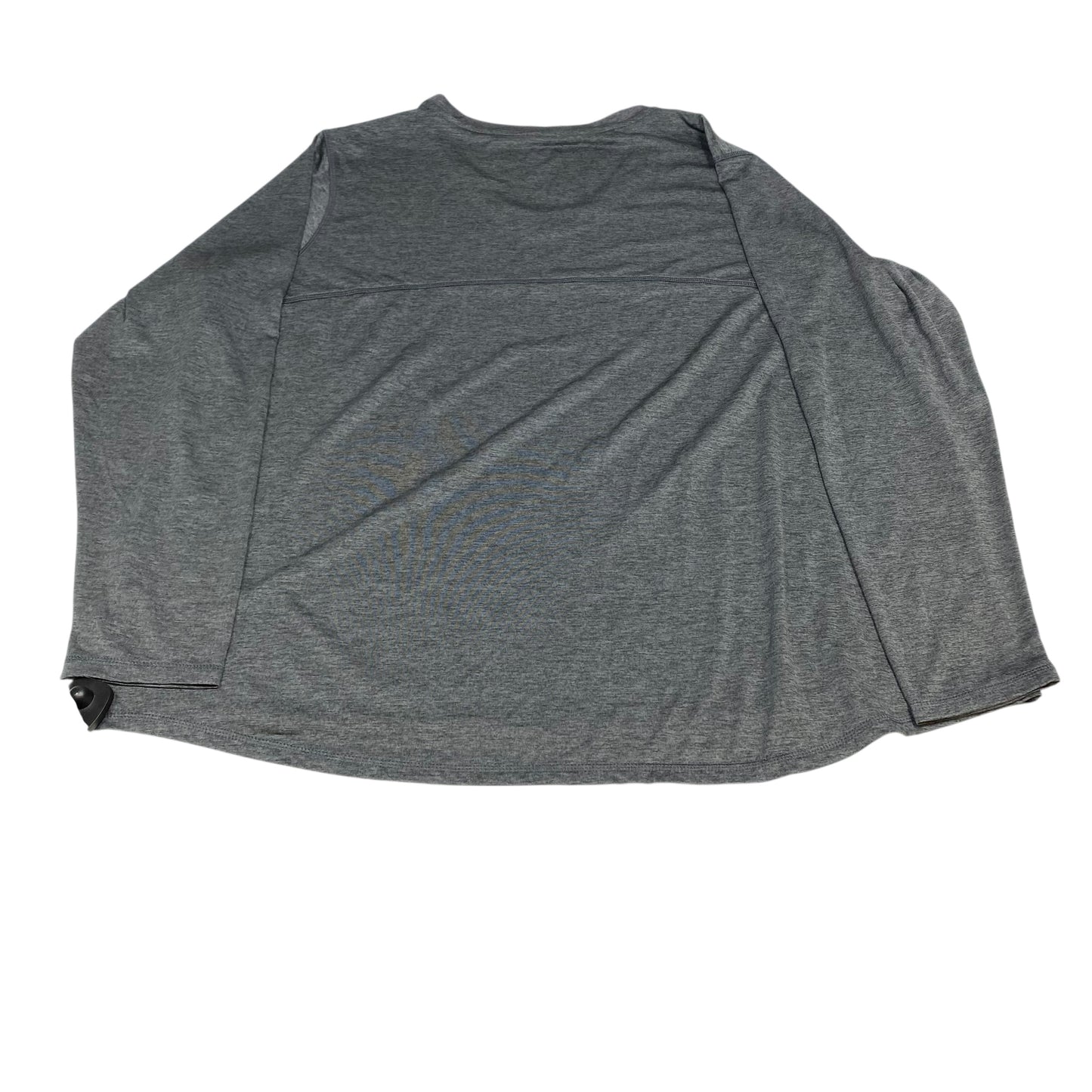 Athletic Top Ls Crewneck By Bcg In Grey, Size:3X