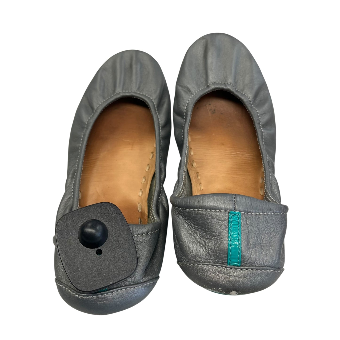 Shoes Flats By Tieks In Silver, Size:7
