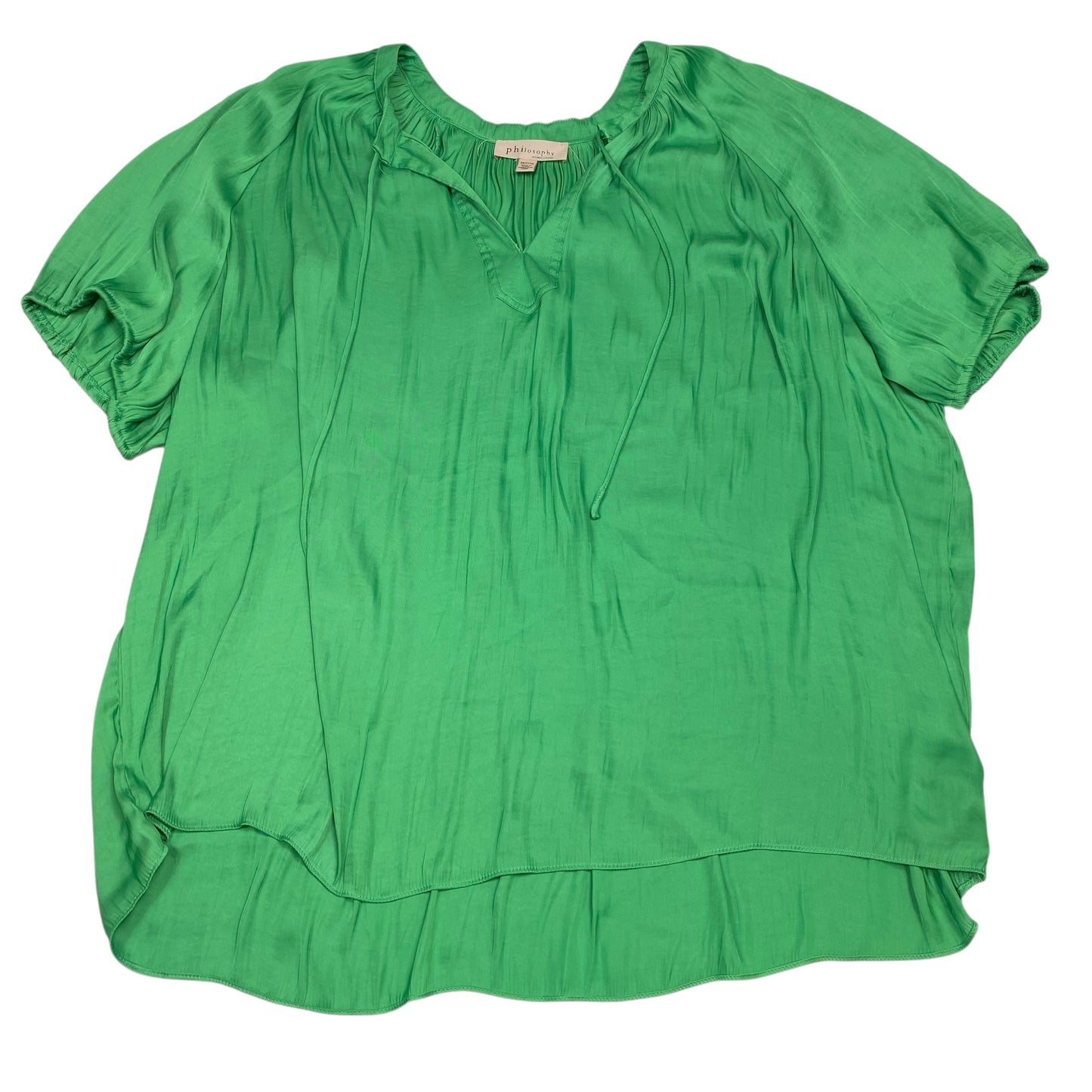 Top Ss By Philosophy In Green, Size:3X
