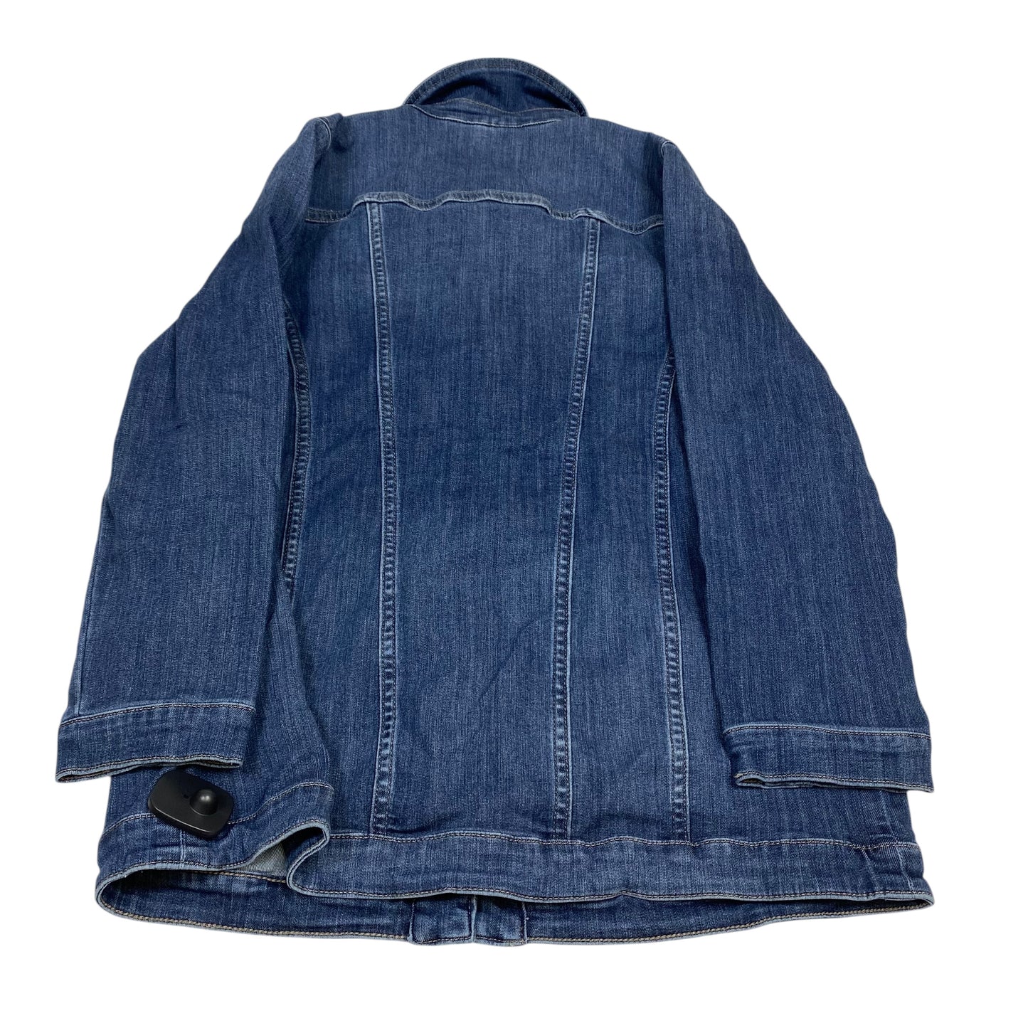Jacket Denim By Chicos In Blue Denim, Size:Mp