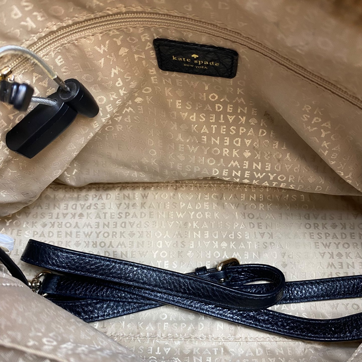 Handbag Designer By Kate Spade In Black, Size:Medium