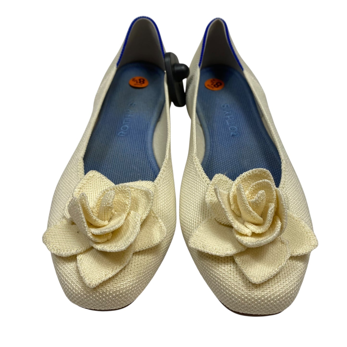 Shoes Designer By Rothys In Cream, Size:8.5