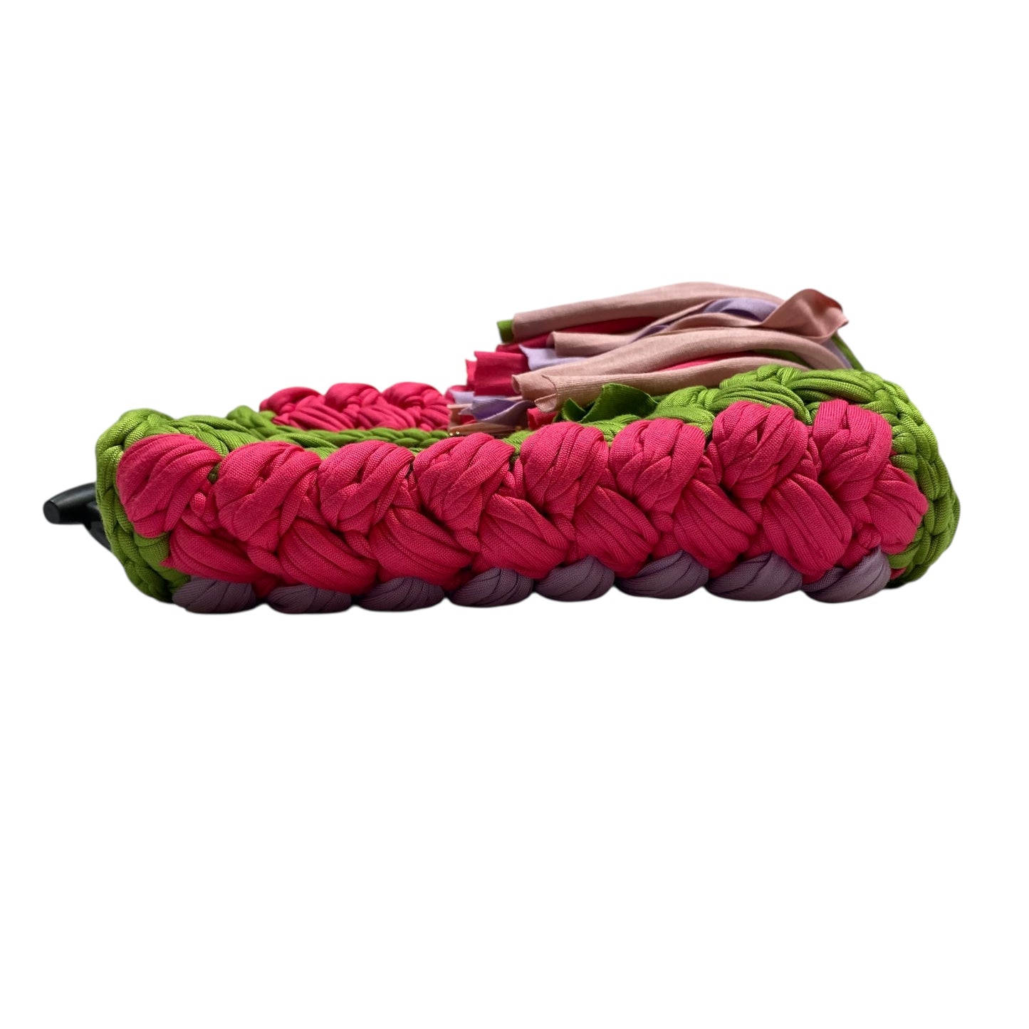 Crossbody By Clothes Mentor In Green & Pink, Size:Small