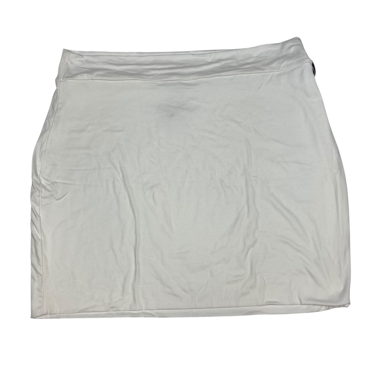Skirt Set 2Pc By Fashion Nova In White, Size:2X