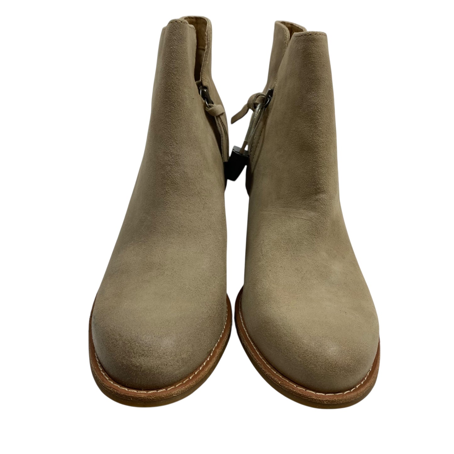 Boots Ankle Flats By Sofft In Tan, Size:8