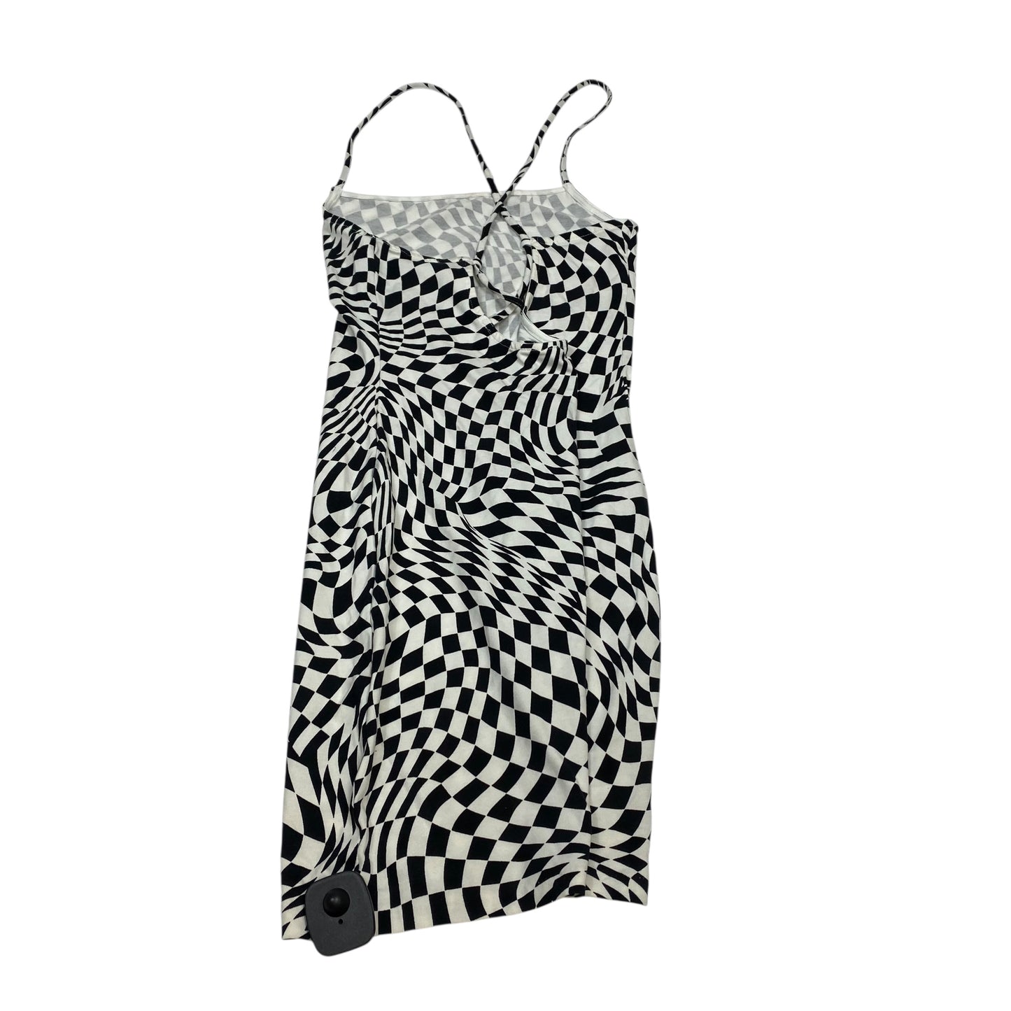DRESS CASUAL SHORT by H&M in BLACK & WHITE, Size:S